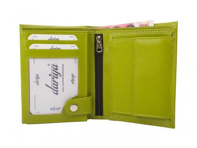 DÁMSKÁ KOŽENÁ PENĚŽENKA ZELENÁ