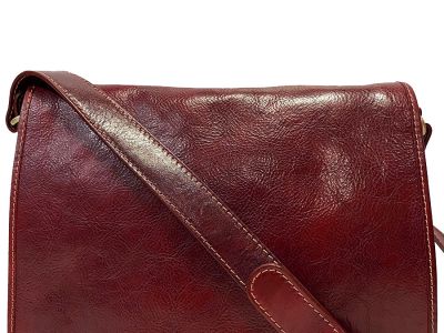 Kožený messenger hnědý