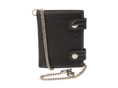 Pánská kožená peněženka s řetízkem Robin