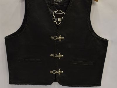 Vesta kožená na motorku