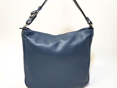 kožená kabelka cross KATANA modrá