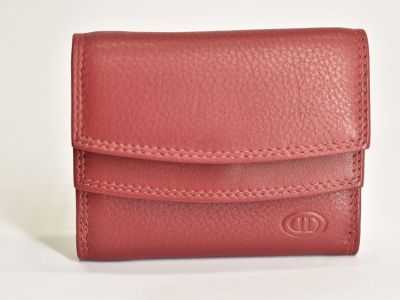 KOŽENÁ PENĚŽENKA MALÁ ČERVENÁ