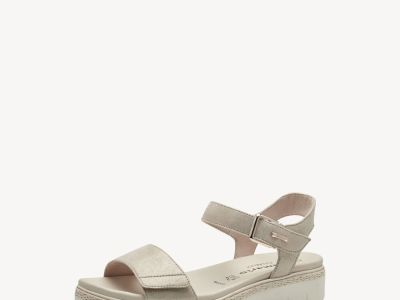 TAMARIS DÁMSKÉ SANDÁLY CHAMPAGNE