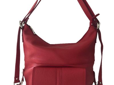 Elegantní kabelkobatoh červený