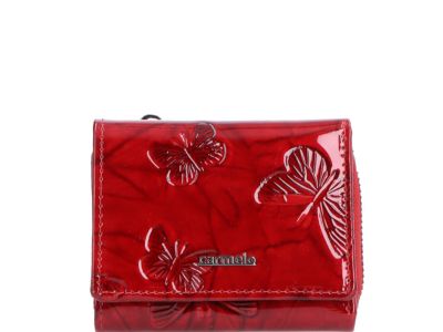 dámská peněženka CARMELO červená lakovaná