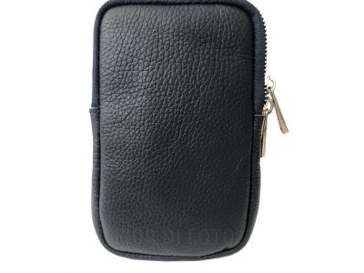 Kožený messenger modrý