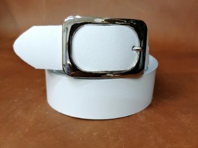 Opasek bílý 3,5 cm