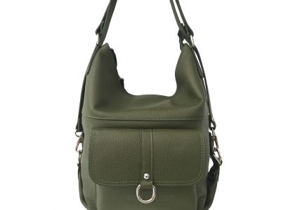 Dámský kabelko batoh z hovězí kůže