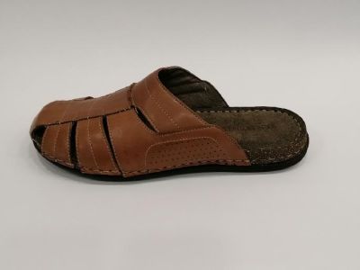 Pánské kožené pantofle Ten Points